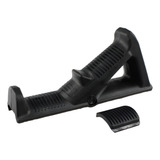 Front Hand Grip Angular 45 Aeg 20 22 Mm Airsoft Cor Preta