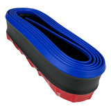 Front Lip Veicular Univerlsal Azul Flexível Pvc Estilo Br