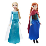 Frozen Anna E Elsa Princesas Disney 2 Bonecas Completas