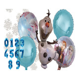 Frozen Balão Bexiga Redondo Olaf Número