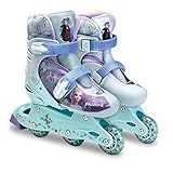 Frozen Patins 3 Rodas Ajustável 29 32 Com Acessórios De Segurança