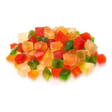 Frutas Cristalizadas Em Cubo Ideal Panetone 500g Coloridas