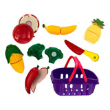 Frutas E Legumes Brinquedo Infantil Cesta