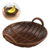 Fruteira Centro De Mesa Decorativa Rustica Para Servir Pães