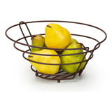 Fruteira De Mesa Aramada Cesta Frutas Cozinha Corten Arthi