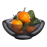 Fruteira De Mesa Cesto Decorativo Organizador De Metal Stand