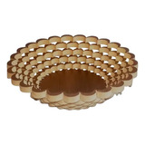 Fruteira De Mesa Madeira Marrom Rústico Girassol Grande