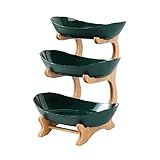 Fruteira Para Cozinha Sala De Estar Mesa De Centro Decoração De Casa Criativa E Moderna Bandeja De Lanche Leve Multicamadas