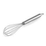 Fue Batedor De Ovos Em Inox 30cm Massa Bolo Clara Manual