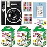 Fujifilm Câmera Instantânea Instax Mini 40 Com Fuji Instax Pacote Duplo Mini Filme 60 Exposições Álbum Adesivos Molduras