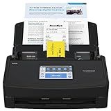 Fujitsu Scanner ScanSnap IX1600 Premium Color Duplex De Documentos Para Mac E PC Com Plano De Proteção De 4 Anos  Preto