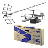 Full Antena Forte Digital Externa Uhf Hdtv Boca De Jacare