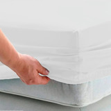 lencol queen avulso elastico algodao branco desenho tecido