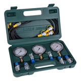 Full Parts Mn001 8000 Psi Manômetro Maleta Para Teste De Pressão Hidráulica