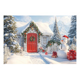 Fundo Fotográfico Cenário Em Tecido Diversos Modelos 2 2x1 5 Cor Natal Boneco De Neve Ffh588