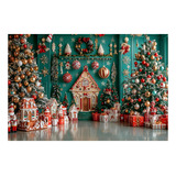 Fundo Fotográfico Cenário Em Tecido Newborn Smash 1 5x2 2m Cor Colorido Desenho Impresso Natal Ffh621