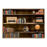 Fundo Fotográfico Estante De Livros Newborn 1 20x1 75 Pn 333