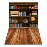 Fundo Fotográfico Estante De Livros Newborn 1 75x1 20 Pn 333