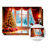 Fundo Fotográfico Grande Fotos Família Feliz Natal 3 00x2 50
