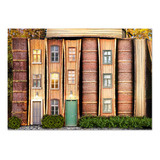 Fundo Fotográfico Muro De Livros Newborn 2 45x3 50 Pn 01475