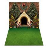 Fundo Fotográfico Natal Pet Em Tecido 2 20x1 60 Pn 01318