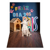 Fundo Fotográfico Pet Shop Cenário Tecido 1 20x1 70 Cor Colorido Desenho Impresso Pai De Pet