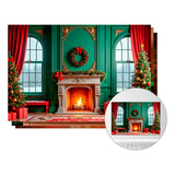 Fundo Fotográfico Sublimado Cenários 3d Feliz Natal 3 0x2 5m