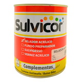 Fundo Selador Para Paredes Sem Pintura Sulvicor Selador Acrílico Premium Para Paredes Cor Branco Acabamento Fosco 0 9l