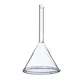 Funil Analítico Liso De Vidro 150mm Haste Curta Cap 500ml Funis De Laboratorio Sku DG01504 150