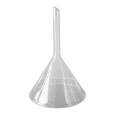 Funil Analítico Vidro Liso 100mm 125ml Haste Curta