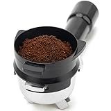 Funil Dosador De 54 Mm Para Filtros Breville Barista Portafilters Acessórios De Café Mãos Livres Podem Ser Lavados Na Lava Louças Preto