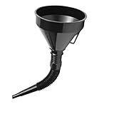 Funil Flexível Sanfonado Com Peneira Para Óleo- Gasolina E Combustível- Acessório Automotivo Para Carro E Moto
