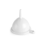Funil Grande De Plastico Universal 15cm Branco Plasutil 278