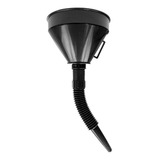 Funil Plástico Bico Flexível Com Tela Filtro