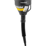 Funil Plástico Bico Flexível Preto 140 Mm Vonder