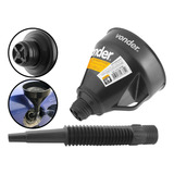 Funil Plástico C Bico Flexível Troca Óleo Combustível 140mm