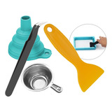 Funil Silicone Filtro Espatula Para Impressora 3d Resina