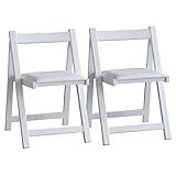 FUNROLUX Cadeiras De Jantar Dobráveis De Madeira Com Assentos Acolchoados Pacote Com 2 Cadeiras Dobráveis Para Cozinha Mesa Eventos Festas Jardim Interior Capacidade De Peso De 89 8 Kg