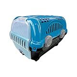 Furacão Pet Luxo Caixa De Transporte Azul Cinza 3