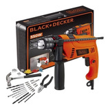 Furadeira 1 2 13mm Com Impacto 550w 127v Com 82 Acessórios