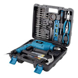 Furadeira Com Maleta E Acessórios Philco Pfu03mf Azul 220v