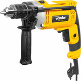 Furadeira De Impacto 1 2 Kit C 9 Brocas 127v Fiv709 Vonder