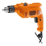 Furadeira De Impacto 10mm Black Decker Modelo Tm500k Pro Furadeira Profissional Com Maleta De Ferramentas Potência 550w 220v Laranja 50 Hz