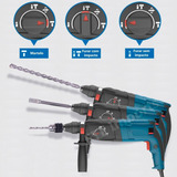 Furadeira De Impacto E Martelete Percutor Thaf Similar 11253 Cor Azul turquesa Frequência 50 60 Voltagem 220v