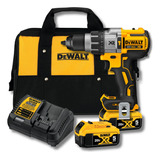 Furadeira Dewalt Dcd996 20v 2 Baterias 5ah Carreg Biv Cor Amarelo Frequência 50 60 Hz