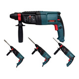 Furadeira E Martelete Com Impacto Encaixe Sds Thaf 11253 Cor Azul Frequência 50 60hz 110v