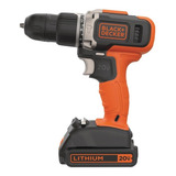 Furadeira E Parafusadeira 10mm Black Decker Modelo Bcd704c 1 Bateria 20v 1 Carregador Bivolt