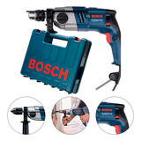 Furadeira Martelete Parafusadeira Elétrica De 13mm Bosch Gsb 20 2 Re 701w Accesorio Com Maleta De Transporte 127v