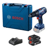 Furadeira Martelete Parafusadeira Sem Fio De 13mm Bosch Gsb 180 li Com Maleta De Transporte 2 Baterías 2 0ah Y Carregador 127v 220v