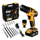Furadeira Parafusadeira 12v Wap Bpf 12k3 Com Kit De Brocas